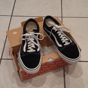 Van's Black & White Old Skool Skater Sneakers